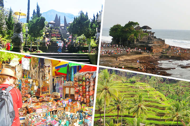 バリ島横断！キンタマーニ＆ブサキ寺院からタナロット寺院まで1日満喫ツアー